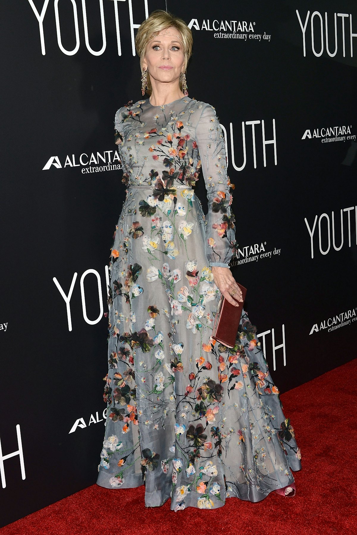 Jane Fonda attends the premiere of Fox Searchlight Pictures' "Youth" at DGA Theater in Los Angeles, ...